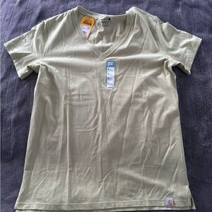 Carhartt Light Green V-Neck T-Shirt